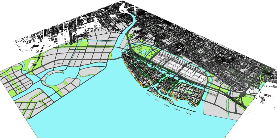 深圳海洋新城城市设计三维模型.skp-5