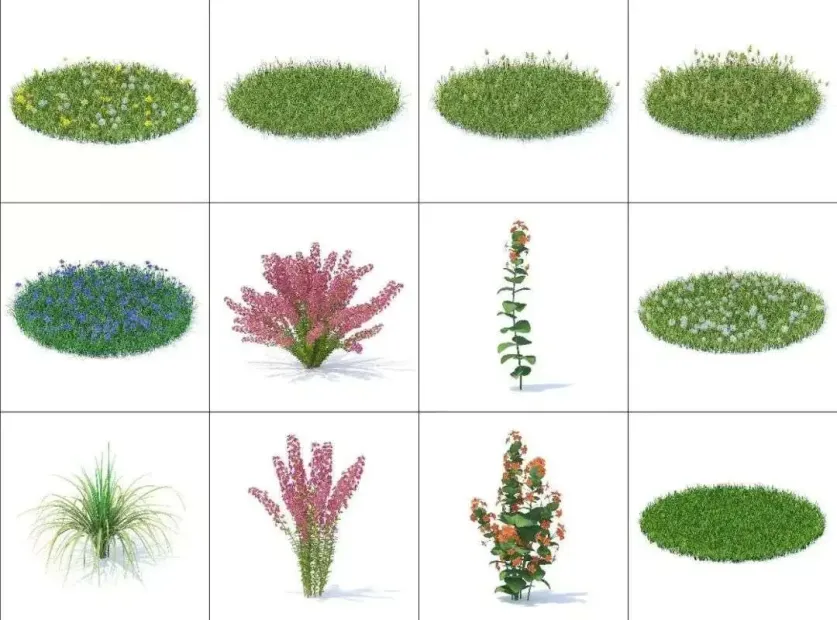 43G高精度3D植物配景模型+格式转换插件-2
