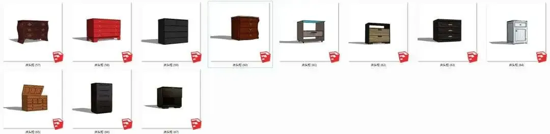 5.5G，1338个家具模型隔断、壁炉、茶几、桌子、凳子  沙发、床、柜子、中式家具-13