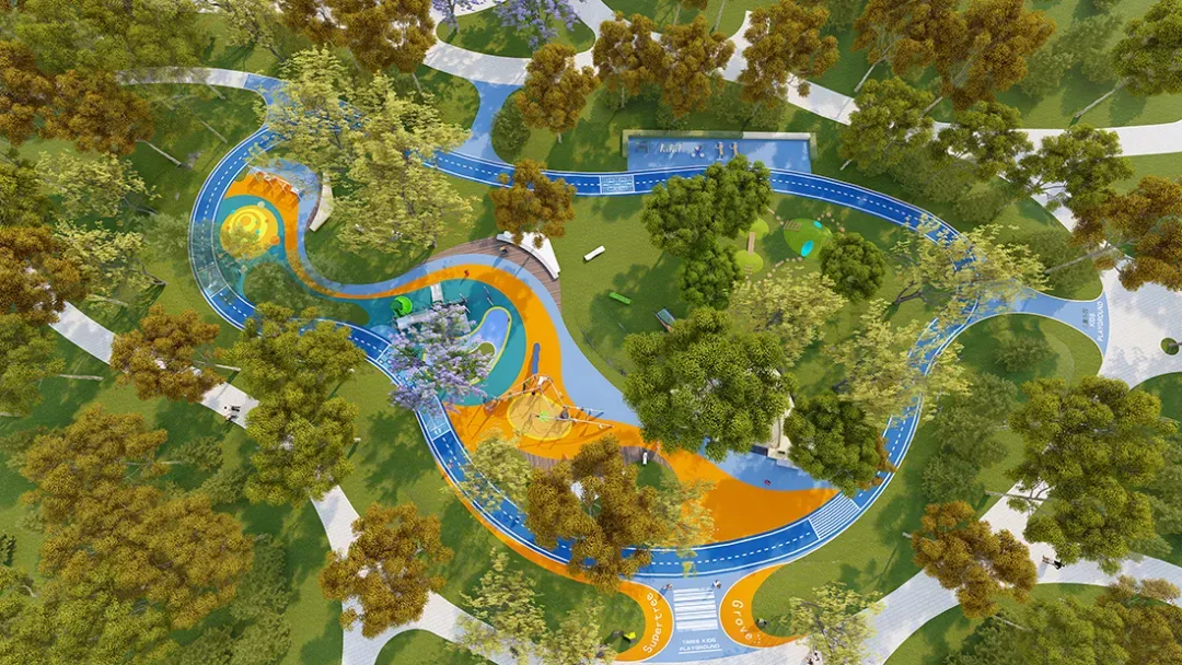 精选10个Sketchup+Lumion儿童游乐场模型合集+精选儿童游乐场Lumion场景2例（含SU模型及Lumion特效参数）-1