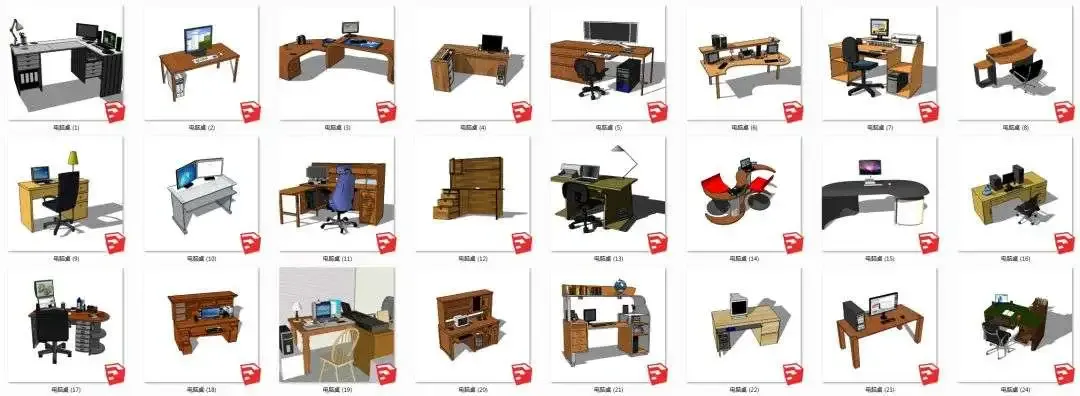 5.5G，1338个家具模型隔断、壁炉、茶几、桌子、凳子  沙发、床、柜子、中式家具-12